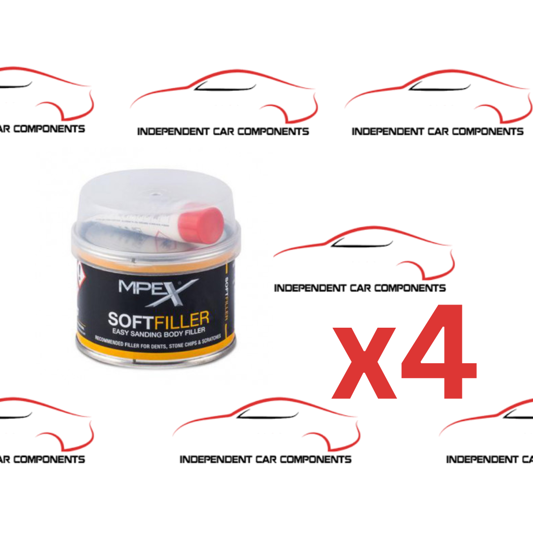 4x MPEX SOFT FILLER 250g - Automotive Body Work Car Van Durable SF250G