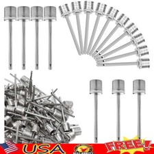 50Pcs Dual-Port Inflation Needles Sports Ball Pump Adaptor Basketball Rugby New