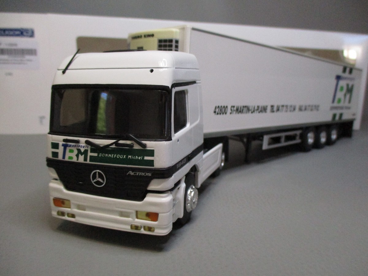 Camion Eligor 1/43 – Mercedes Actros Semi-remorque Frigo TBM Bonnefoux – Réf 112209