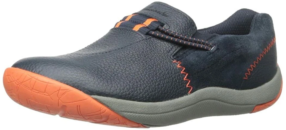 Regreso a la escuela --Zapatilla deportiva sin cordones de cuero Clarks Tay Fun J Foto 3 de 4