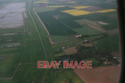 FOTO RIVER NENE: ELDERNELL THEKENABFLUSS MORTON'S LEAM UND NENE WASCHEN (LUFTBILD