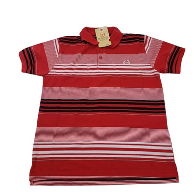 polo shirt red black