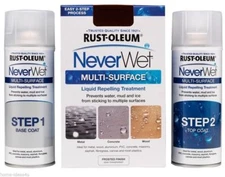 2 Never Wet Rust-Oleum 18 oz NeverWet Multi Purpose Waterproof Kits