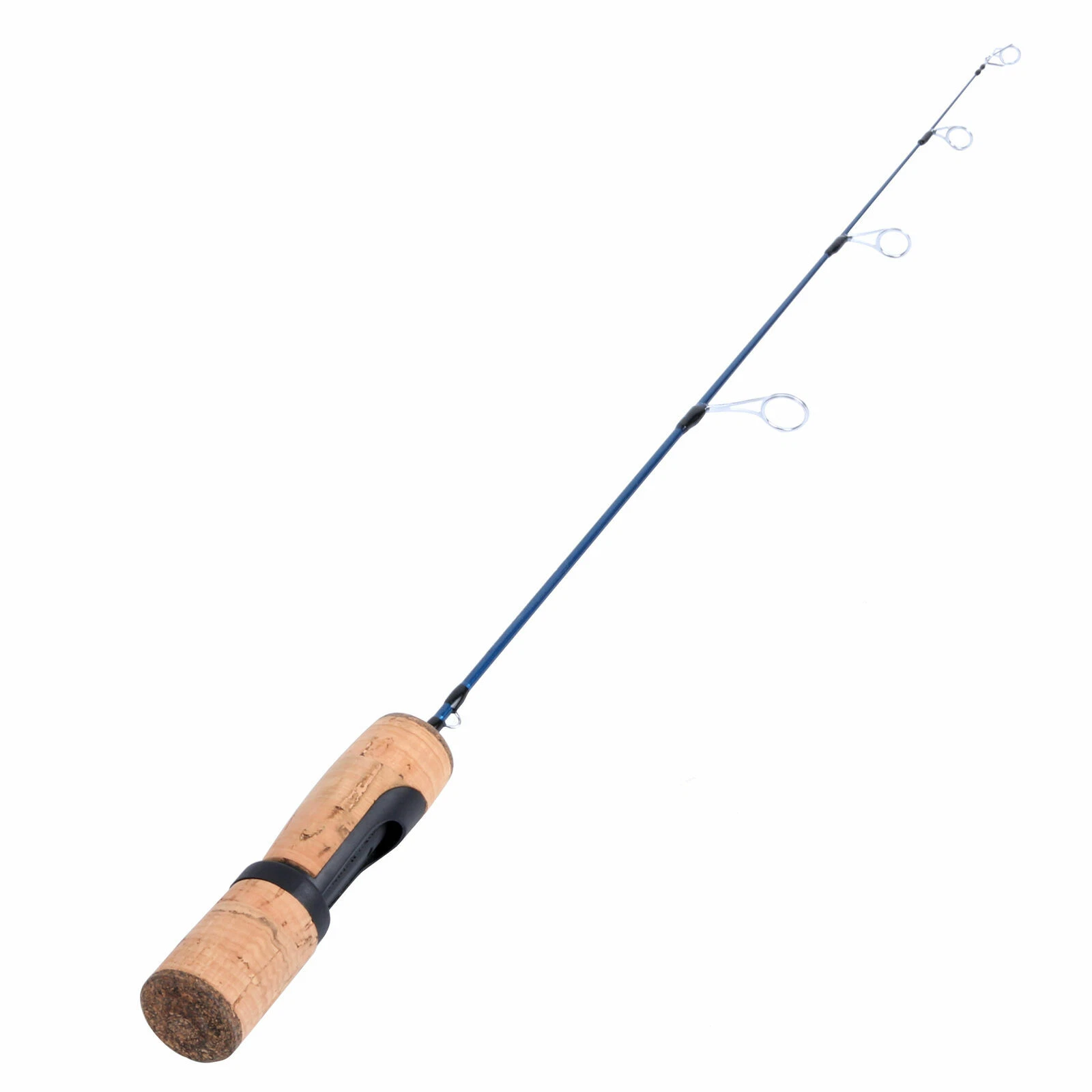 Maxcatch 64cm/25'' Light Ice Fishing Rod Solid Carbon Graphite Spinning Pole