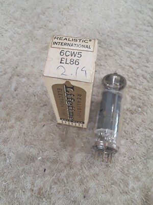 NOS Realistic 6CW5 / EL86 Vacuum tube - Gold Pin - Lifetime Guarantee ...