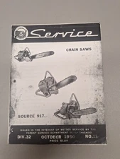 David Bradley Sears Chain Saw Service  Manual 1960