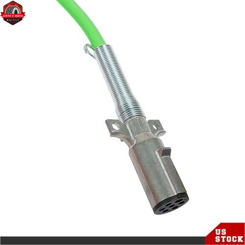 For Semi Truck 3-in-1 15FT Wrap 7 Way ABS Electrical Cables &Rubber Air Line Kit - Picture 6 of 10