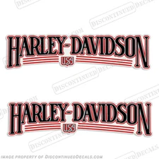 Fits Harley-Davidson Heritage Softail Decals 1986-1989 Red/Black/Silver