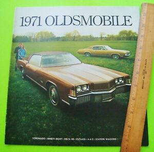 1970 Oldsmobile 88 98 Toronado Cutlass F85 442 Brochure Catalog Prospekt