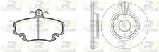 ROADHOUSE Bremsensatz Scheibenbremse Dual Kit 8141.06 für CLIO RENAULT 2 1 19