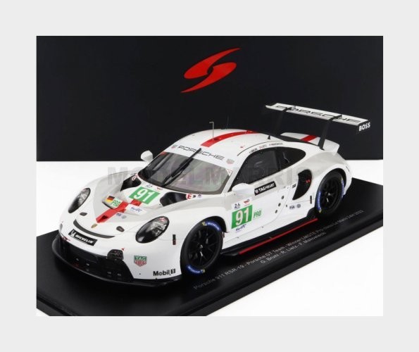 SPARK-MODEL 18S818 Porsche 911 991-2 4.2L Team Porsche Gt N 91 Winner Lmgte Pr-image