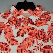 Under Armour Playoff Polo Shirt Men Large Loose FLoral Print Stretch Performance