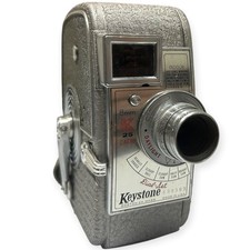 Vintage Keystone K-25 Capri 8mm Movie Camera with Original Box and Tape Tested