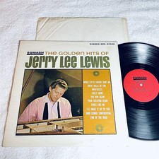 Jerry Lee Lewis "The Golden Hits of..." 1964 LP, VG, Original Smash Pressing