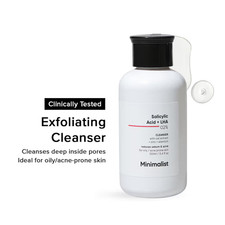 Minimalist 2 Salicylic Acid Face Wash for Oily Skin with LHA Zinc 100ml