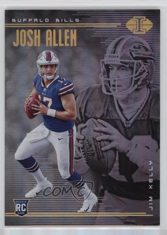2018 Panini Illusions Jim Kelly Josh Allen #19 HOF 02l6