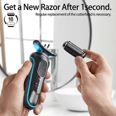 BRANDED Braun 53B Electric Shaver Head Replacement Shaver Head Series 5 & 6 Shavers