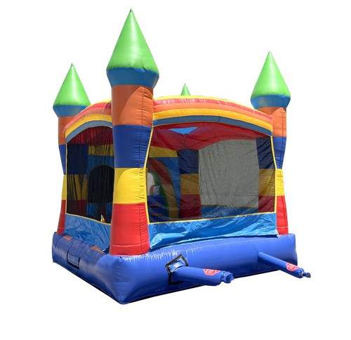 Inflatable Bounce House Commercial Kids Toddler Rainbow Jumping Castle NO Blower - Picture 10 of 12