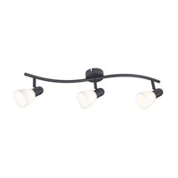 Deckenleuchte Deckenlampe 3Xe14 40W IP20 Schwarz Rabalux Soma