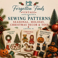 Buyers Choice of Sewing Patterns: Christmas &...
