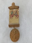 1904 TIFFIN OHIO GAR CIVIL WAR VET GRAND ARMY REPUBLIC REUNION MEDAL RIBBON