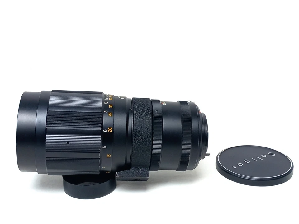 Soligor Camera Lens Tele- Auto 1:3.5  f-200mm  Minolta MD mount with Case, Caps - Image 2 of 4