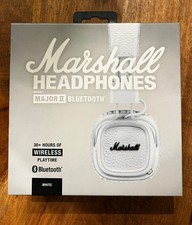 Marshall Major II Blueooth Headphones, White
