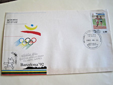 Sri Lanka 1992 1r stamp on Olympic Games FD cover...7-5