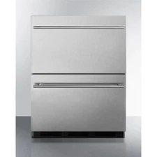 NEW Summit 24" Built In Under-counter Commercial Refrigerator - SP6DBS2D7ADA