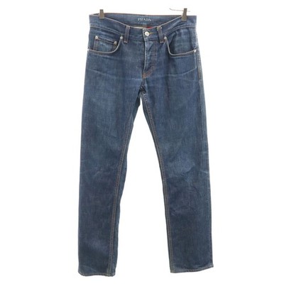 PRADA プラダ ルーマニア製 ボタンフライ デニムパンツ ｗ29 ブルー メンズ s-l400.jpg