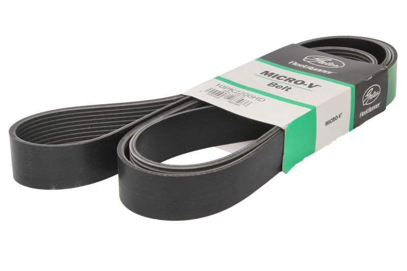 Gates 10 Rib Multi V Drive Belt 10PK2200HD 2427813 2543309 10PK2197 10PK2200 New - Image 3