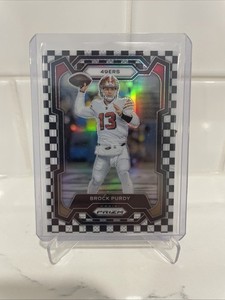 2023 Brock Purdy Panini Prizm Black & White Checkerboard #266 49ers SSP