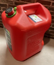 5 Gal. Smart Control Gas Can with Rear Handle Red Fuel Container, Missing Spout