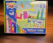 Mathlink Cubes Number Blocks1-10 Activity Set Minth Manipulatives New Free Ship
