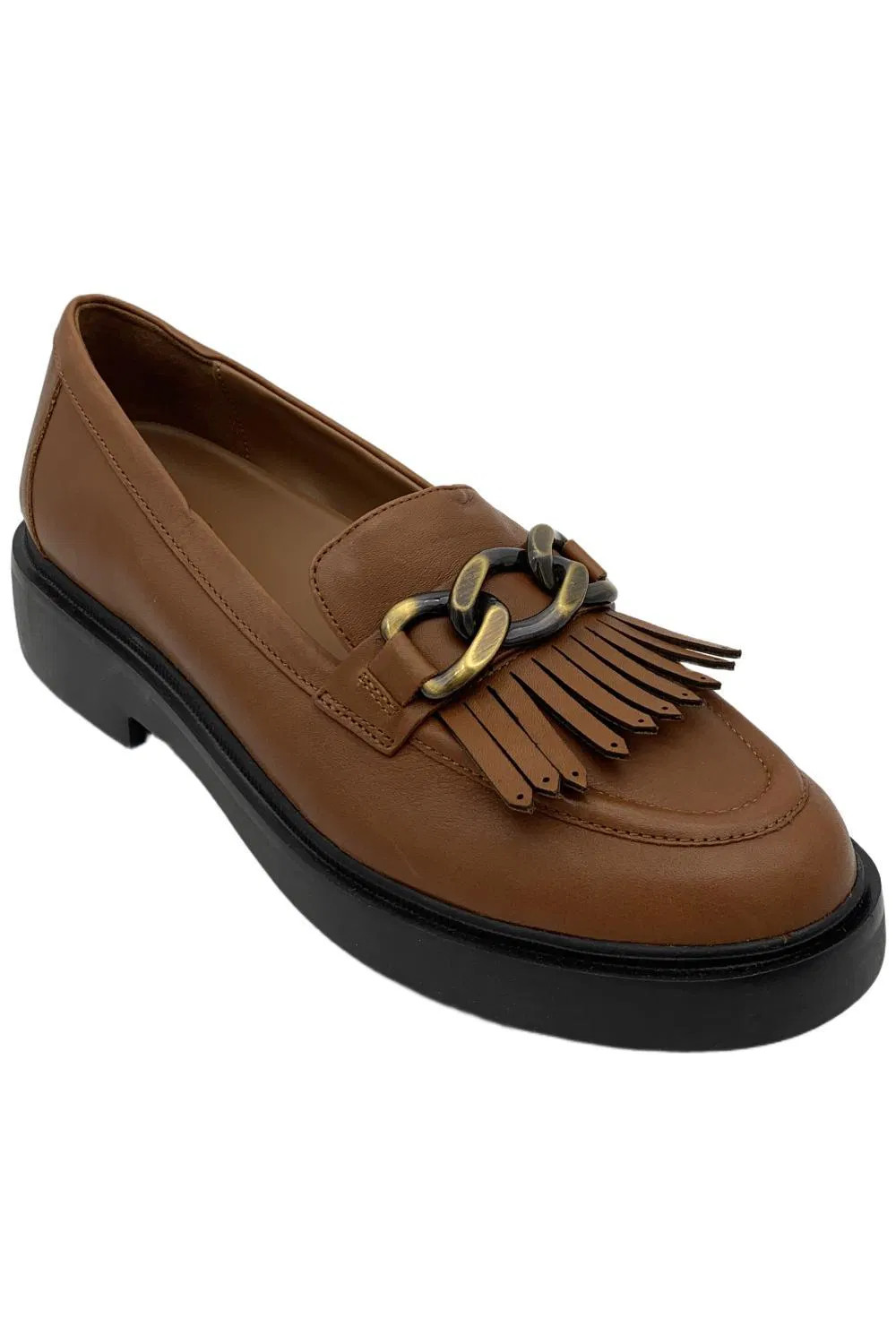 Naturalizer Womens Paris Penny Loafers Brown Leather 8790₽