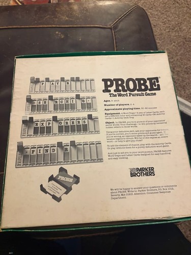 Parker Brothers PROBE: The Word Pursuit Game - Picture 2 of 4