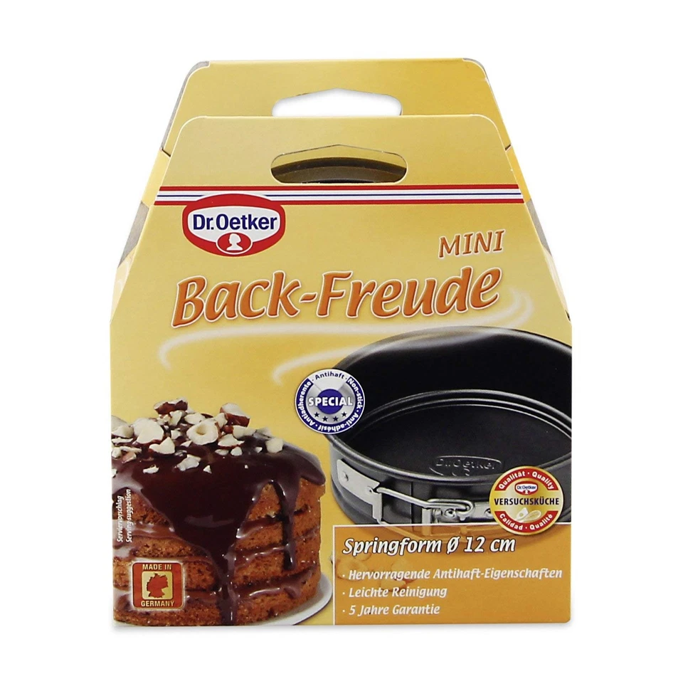 Springform Ø 12 cm, kleine Kuchenform mit Flachboden, runde Backform aus Stah... - Bild 3 von 4