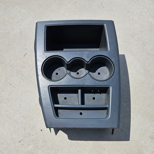 06-09 Dodge RAM 1500 2500 3500 Floor Business Center Console Cupholder Slate - Picture 2 of 10