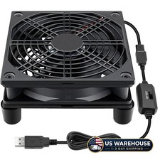 Wathai Cooling Case Fan for Receiver Xbox TV Box Router 120mm x 25mm 5V USB
