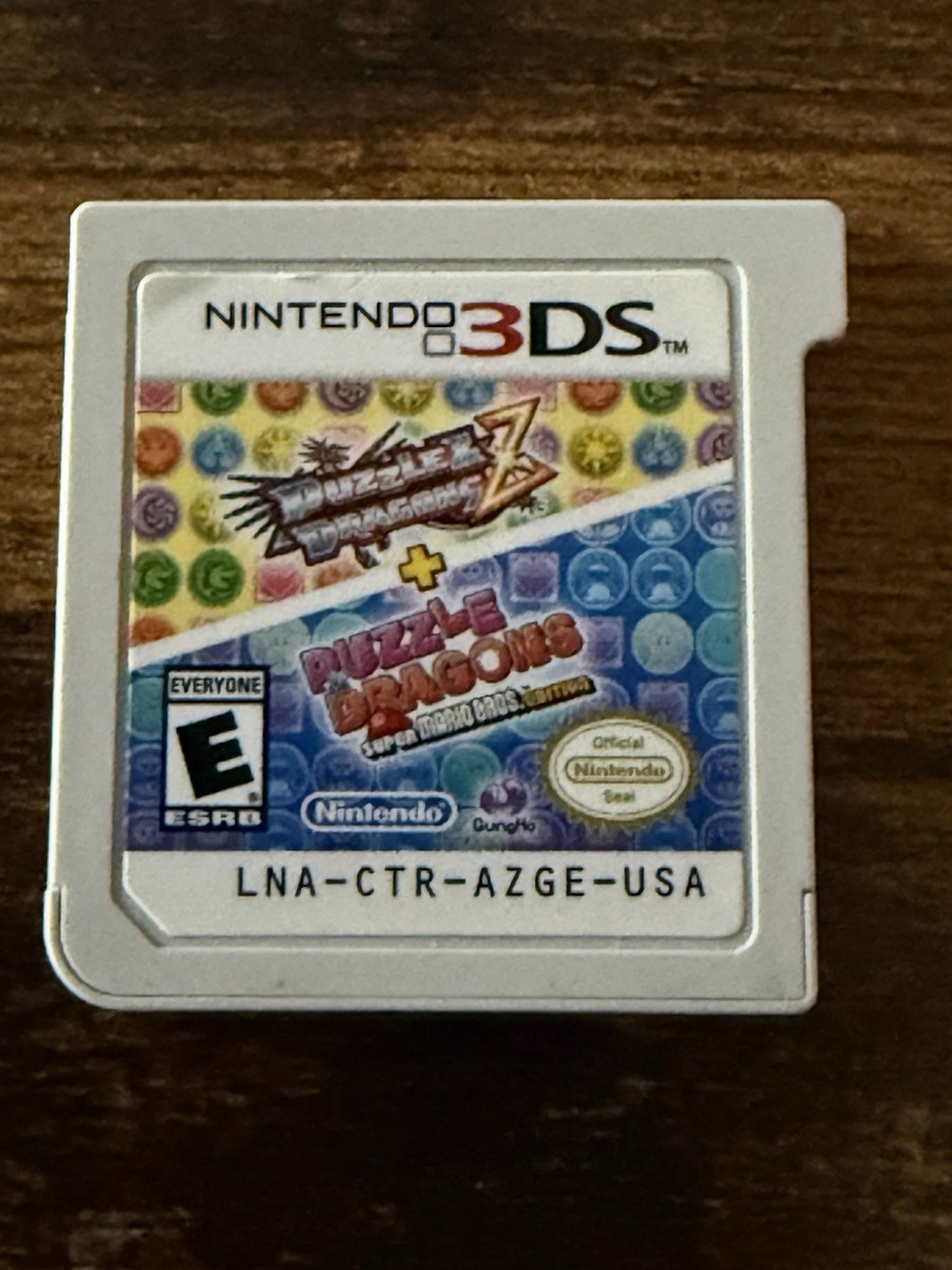3DS Puzzle Dragons Z & Puzzle Dragons Super Mario Bros Edition
