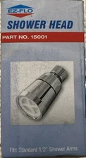 EZ-FLO 15001 Shower Head,Cylinder,2.0 gpm 444K34 New
