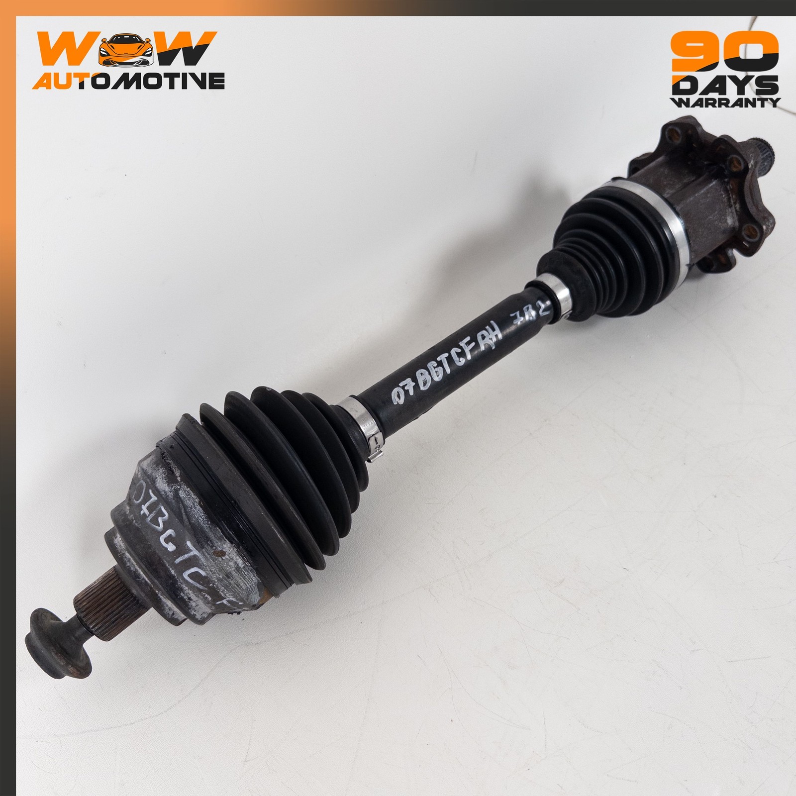04-13 BENTLEY CONTINENTAL GTC FRONT RIGHT PASSENGER SIDE AXLE SHAFT OEM