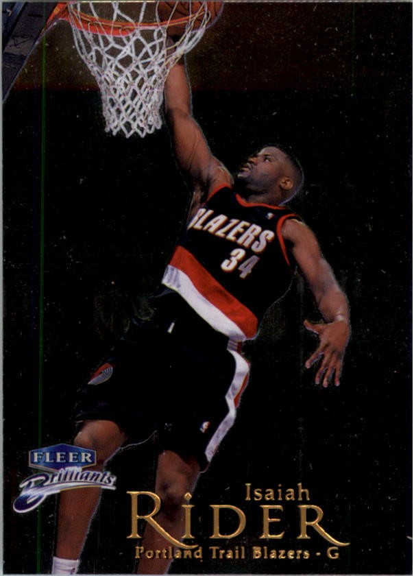 1998-99 Fleer Brilliants #48 Isaiah Rider - BSK