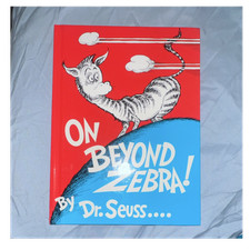 On Beyond Zebra! by Dr. Seuss, Random House, Hardcover, Illustrated