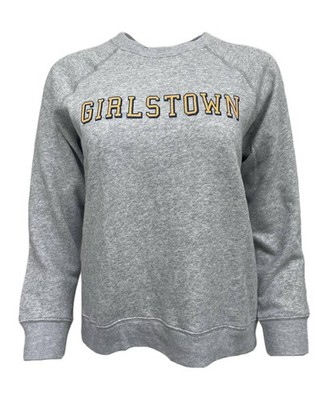 GANT Women's Light Grey Girlstown Crew Neck Sweatshirt Size M NWT