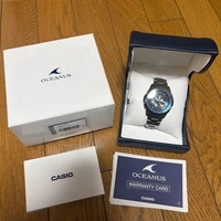 [ Excellent ] CASIO OCEANUS OCW-S1400 Manta Tough Solar Men Watch Working in BOX
