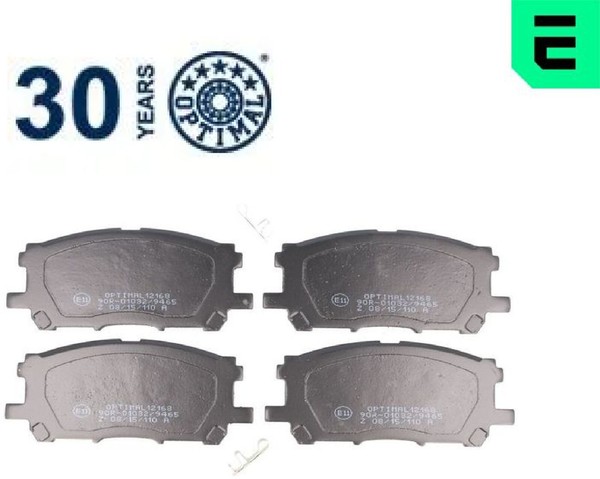 Optimal BP-12168 Bremsbelagsatz FüR Scheibenbremse Bremsbelagsatz FüR Lexus-image