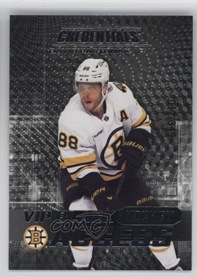 2025 Credentials VIP Black Ticket Access Achievements 12/349 David Pastrnak 0b3