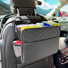 Upgraded Extra Large Car Seat Organizer Backseat with 3 Storage Pockets,