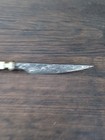 One Of A Kind Dan Graves Damascus Knife 7" With Sterling Silver Accents — photo 9